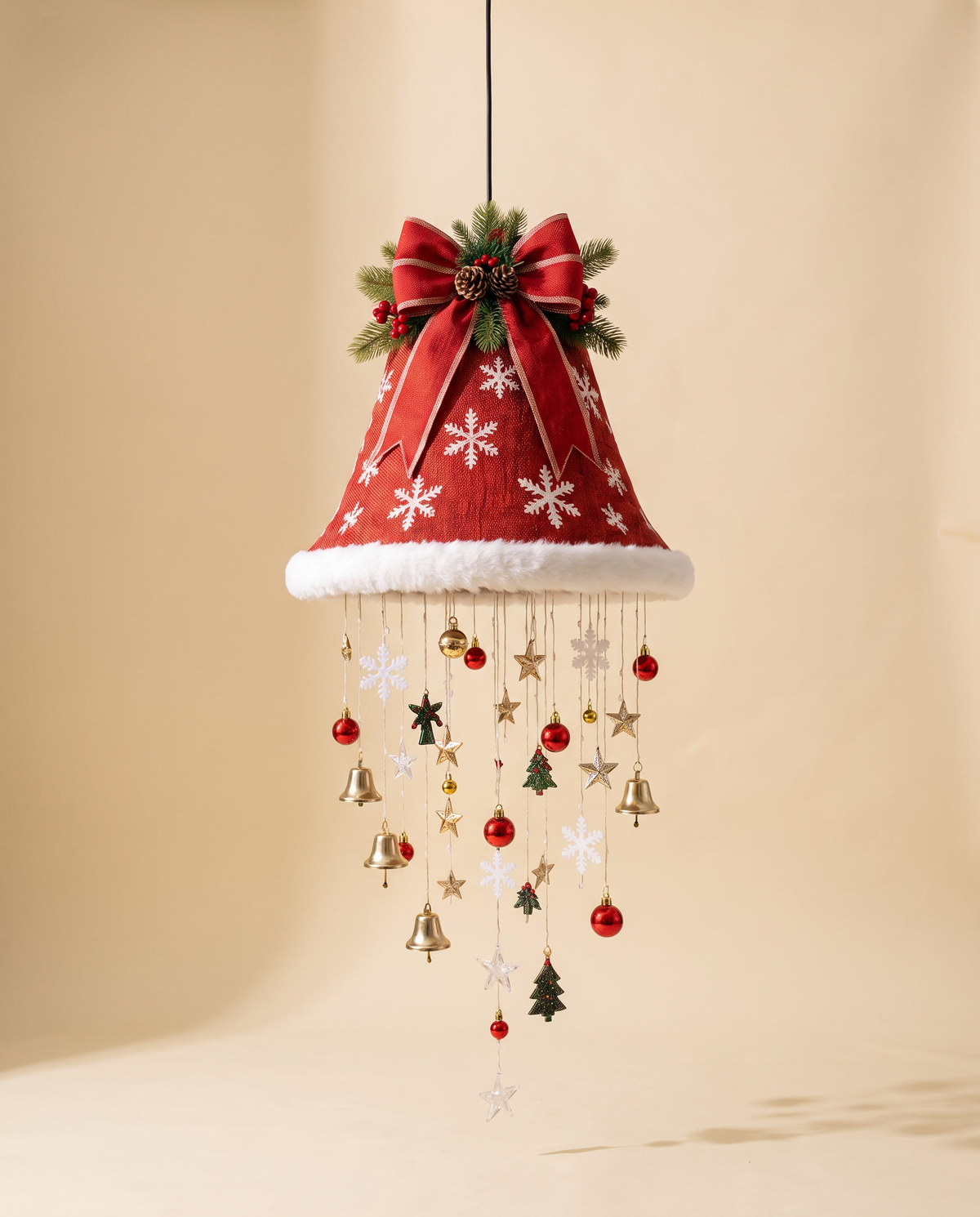 Christmas Bell lamp studio shot