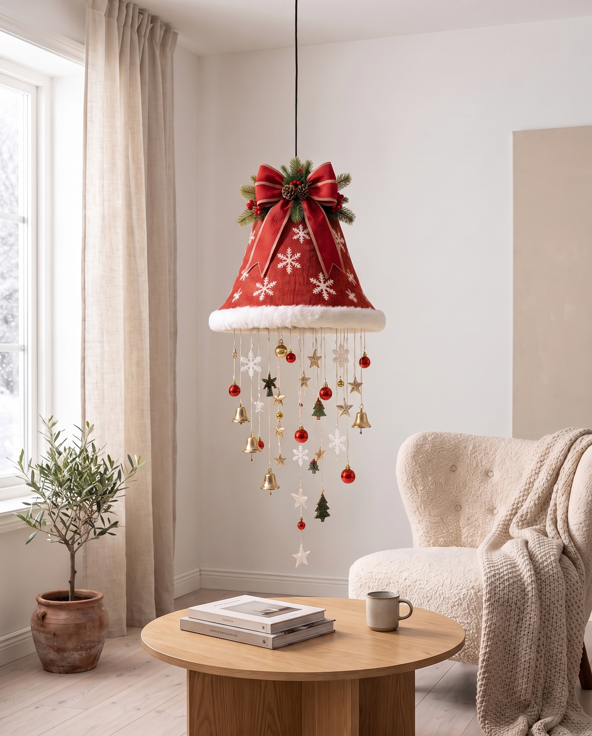 Christmas Bell lamp in daylight [off]